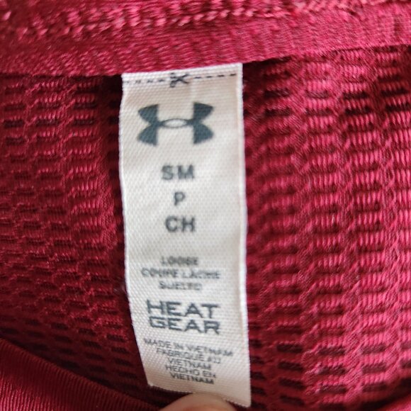 Under Armour Shirt Athletic Lightweight Long Sleeve Top Small Heat Gear - Picture 6 of 8